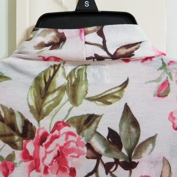 Show Me Your MuMu robe O/S Brie Garden Of Blooms floral rose print open front - Picture 8 of 16